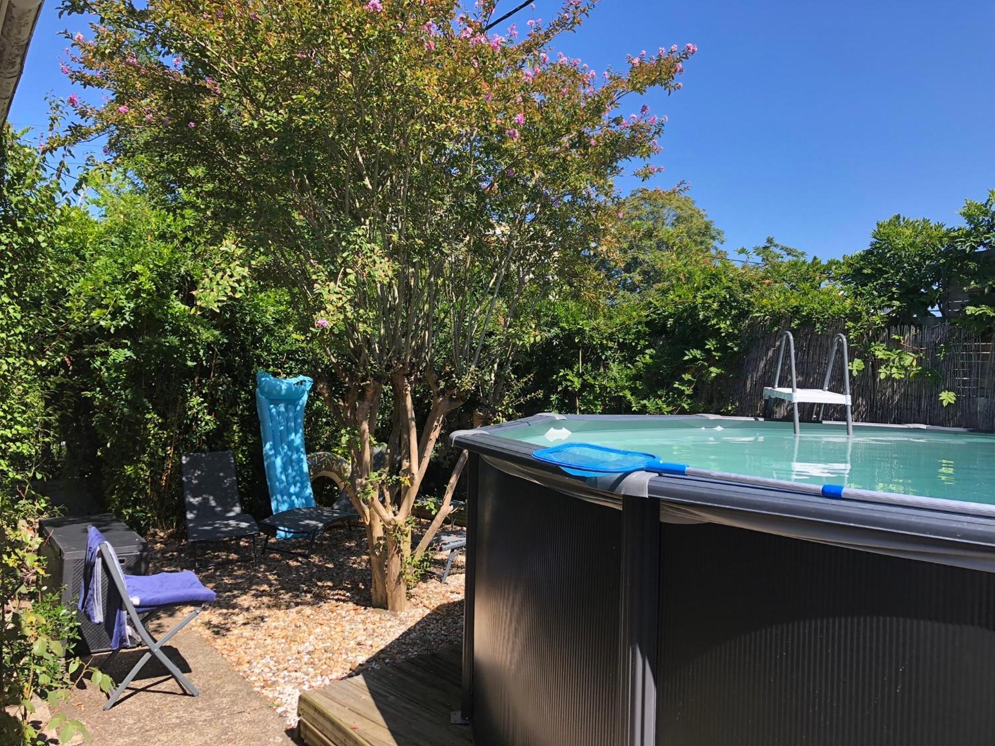 Maison A Arcachon Avec Piscine Hors-Sol ภายนอก รูปภาพ